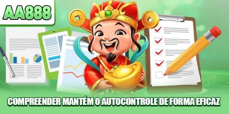 Compreender mantém o autocontrole de forma eficaz